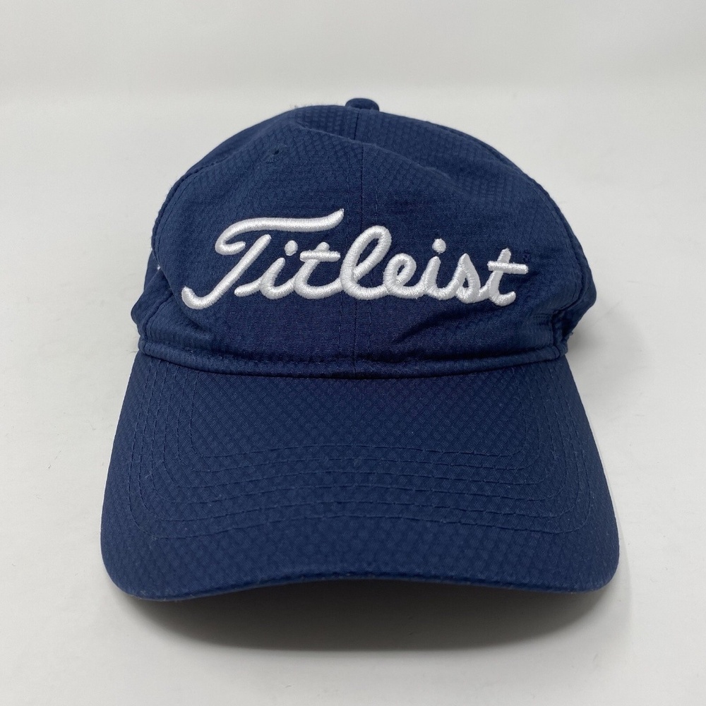 Titleist Hat Mens Adjustable Navy Blue Embroidered Glen Arbor NY Golf Club Cap - Picture 2 of 8